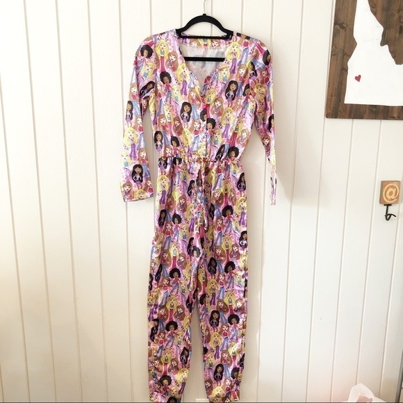 Bratz Doll Pink Long Sleeve Y2K 2000s Jumpsuit - Picture 1 of 7